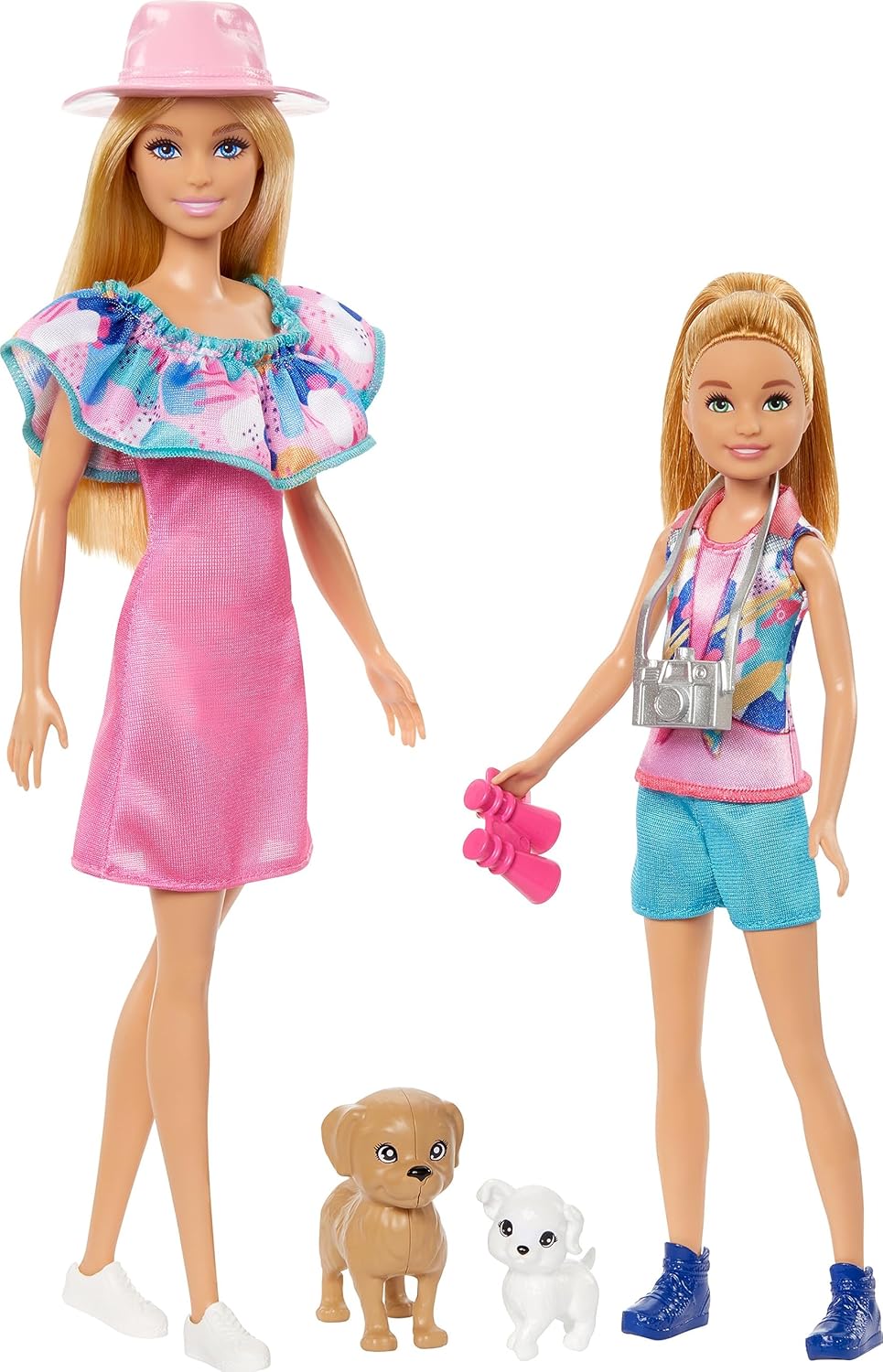 Barbie Doll, Blonde, and Playset with 3 Puppies, Bathtub and Accessories, Gift for 3 to 7 Year Olds