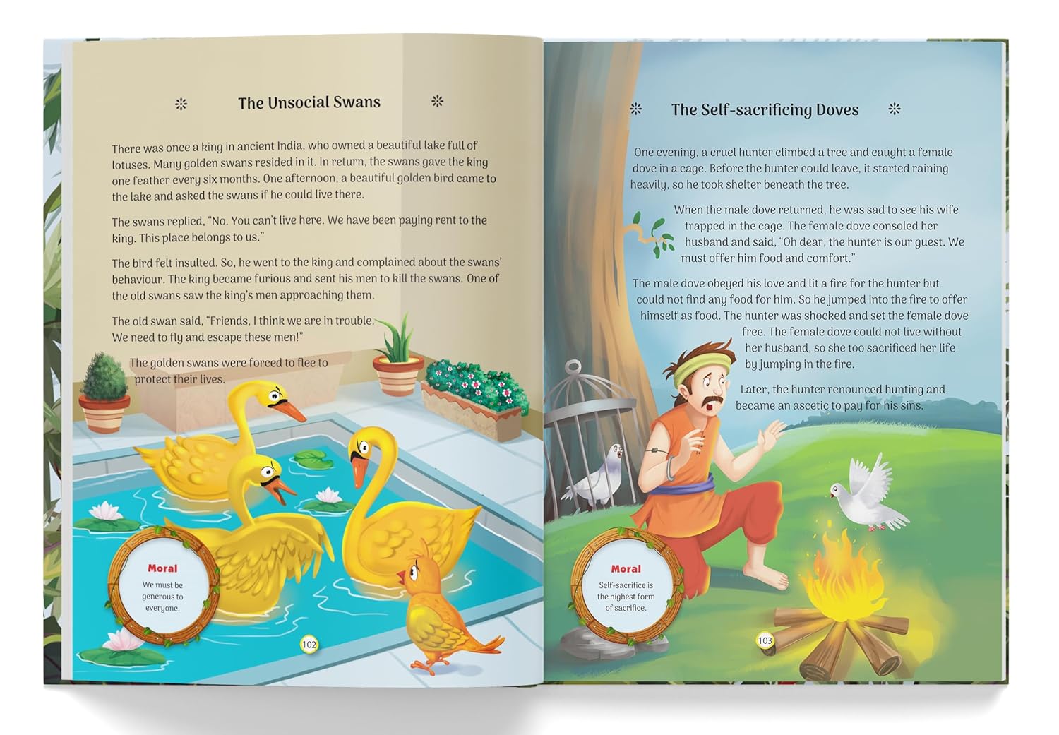 101 Tales The Great Panchatantra Collection - Collection of Witty Moral Stories For Kids For Personality Development (Hardback)