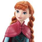 Disney Frozen Mattel Toys, Anna Fashion Doll with Signature Clothing and Accessories Inspired, Gifts for Kids