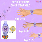 SPIKY Analog Watch for Kids | 3D Cartoon | 7 Multicolor LED Luminous Lights with Silicone Strap | Unisex Best Birthday Gift | Analogue Wrist Watches for Boys & Girls | Age 3-10 yrs