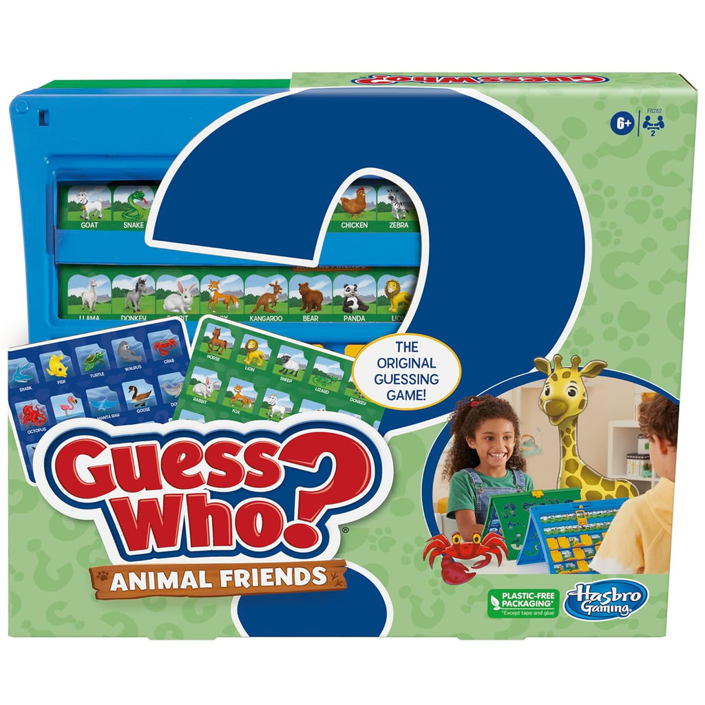 Hasbro Guess Who? Original, Easy to Load Frame, Double-Sided Character Sheet, 2 Player Board Games for Kids, Guessing Games for Families, Ages 6 and Up