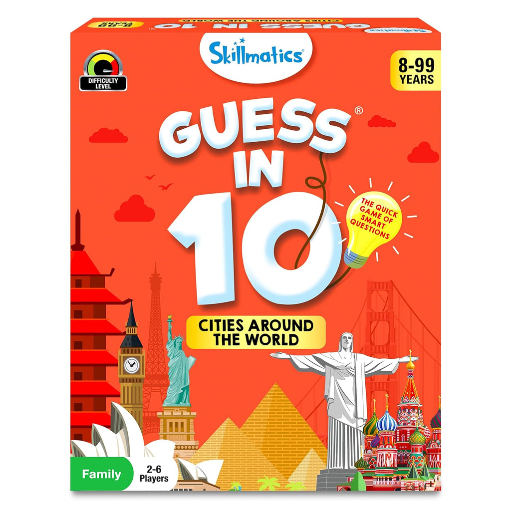 Skillmatics Guess in 10 Disney, Card Game for Girls, Boys, Kids, Teens, Adults, Who Love Cinderella, Mickey Mouse, Moana, Gifts for Ages 6, 7, 8, 9 and Up
