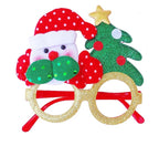 Glitter Reindeer Christmas Goggles Eye Glasses Xmas Party Props Costume Favors Christmas Gift For Kids Xmas Party Accessories Unisex celebration item