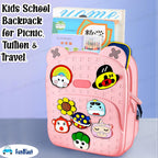 FunBlast Bagpack for Children - Bag for Pre-Schoolers Kids, Small Picnic Bag for Baby, Boys, Girls, Lightweight Miniature Bags for Kids, Boys, Girls (33.2 X 24.8 X 20 Cm)