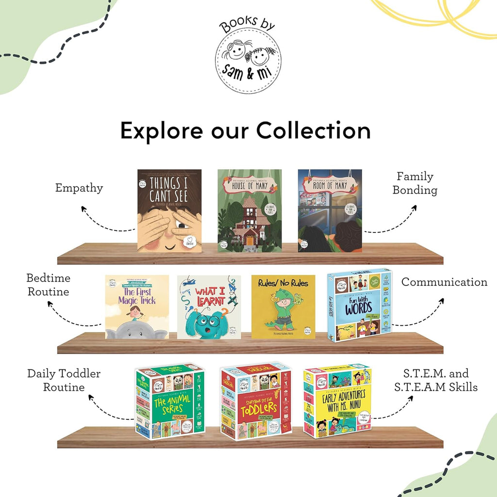 Things I Can't See: A Unique Book for Kids on Empathy Ages 3-8 by SAM & MI | Helps Children Recognise Different Emotions & Discover Their Reasons