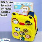 FunBlast Bagpack for Children - Bag for Pre-Schoolers Kids, Small Picnic Bag for Baby, Boys, Girls, Lightweight Miniature Bags for Kids, Boys, Girls (33.2 X 24.8 X 20 Cm)