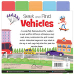 Seek And Find - Vehicles : Early Learning Board Books With Tabs