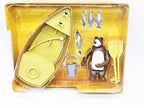 Masha and the Bear By Fratelli Playset(3 Inch Masha Series Bear Doll and Its Boat and Fishing Accessories)
