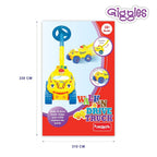 Giggles Funskool Walk N Drive Truck, Fun & Development Toy for Babies, Encourage Walking in Infants, Improve Balance & Coordination, Stimulate Senses, Multicolour, Gift Set for Kids, Ages 18+ Months