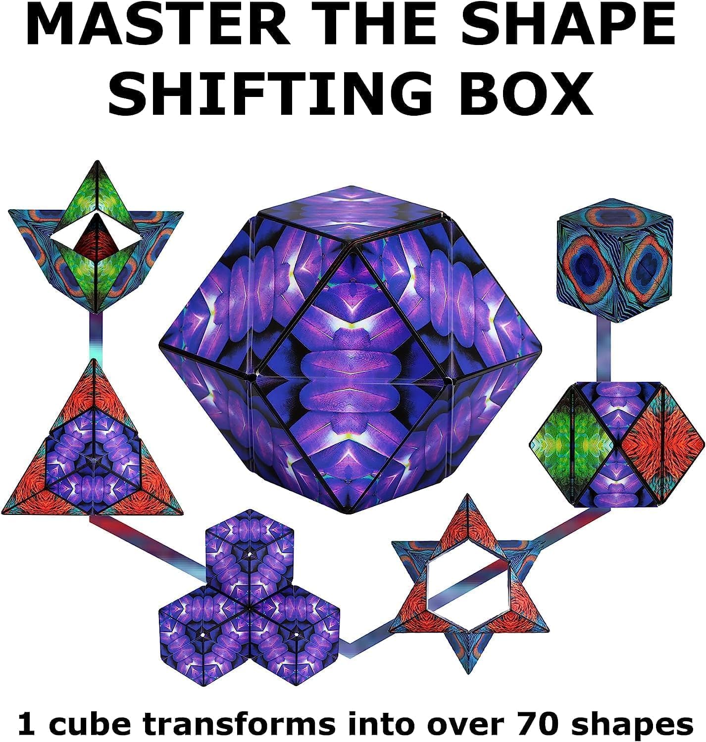 Magic Cube Shape Shifting Puzzle Box Transforms Into Over 70 Shapes