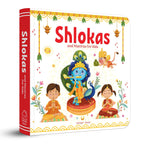 Shlokas and Mantras for Kids – Illustrated Padded Board Book: Simple Sanskrit Shlokas with English & Hindi Translations | First Spiritual Book to Teach Indian Culture, Values & Devotional Practices | Book for Toddlers, Preschoolers & Early Readers | Ag...
