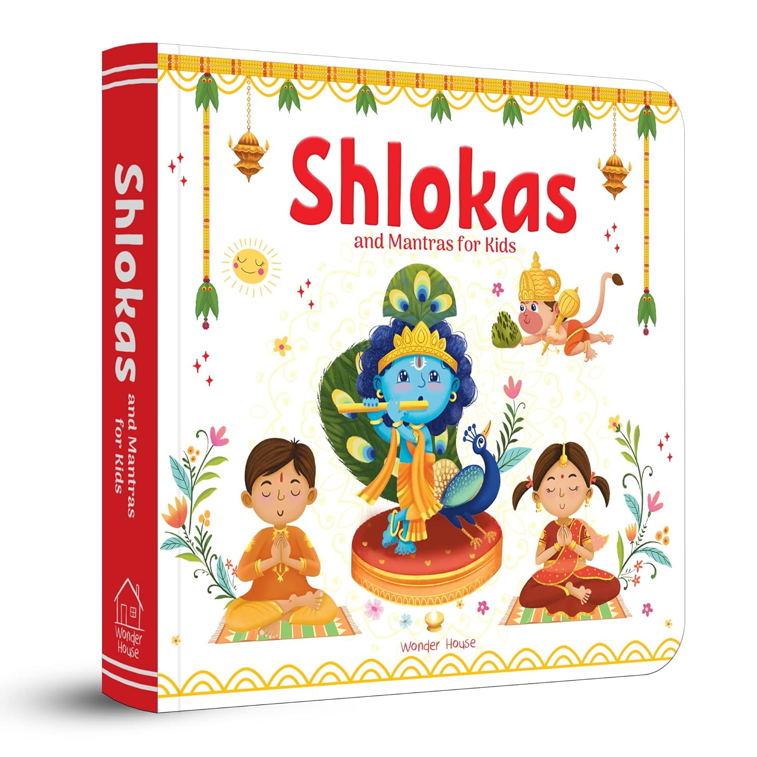 Shlokas and Mantras for Kids – Illustrated Padded Board Book: Simple Sanskrit Shlokas with English & Hindi Translations | First Spiritual Book to Teach Indian Culture, Values & Devotional Practices | Book for Toddlers, Preschoolers & Early Readers | Ag...