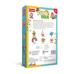 Funskool Fundough Fun Pack, 12 tubs of Dough, 50gms Each, Toys for Kids, Shaping, Sculpting, 3 Years and Above, Multicolour