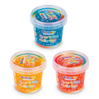 Sparkling Jello Slime Set of 3 for Girls - Pink, Purple, Red with Sparkling Glitters - 360 ml - Scented - Non-Sticky - Non-Toxic - Age 4+