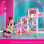 Barbie® Convertible 2-Seater Vehicle, Pink Car with Rolling Wheels & Realistic Details, Gift for 3 to 7 Year Olds