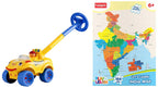 Giggles Funskool Walk N Drive Truck, Fun & Development Toy for Babies, Encourage Walking in Infants, Improve Balance & Coordination, Stimulate Senses, Multicolour, Gift Set for Kids, Ages 18+ Months