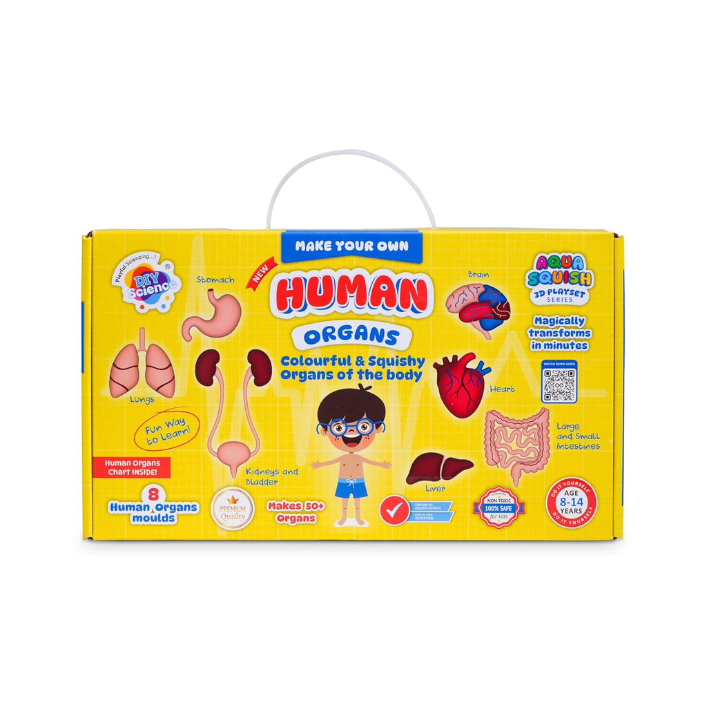 Jungle Safari Aqua Squish Kit | Make More Than 40 3D Colorful Soft and Squishy Jungle Animals | Magic Water Elf Gel Toys for Girls and Boys | 6 Animal Moulds | Ideal for Birthday Gift