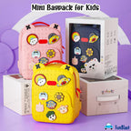 FunBlast Bagpack for Children - Bag for Pre-Schoolers Kids, Small Picnic Bag for Baby, Boys, Girls, Lightweight Miniature Bags for Kids, Boys, Girls (33.2 X 24.8 X 20 Cm)