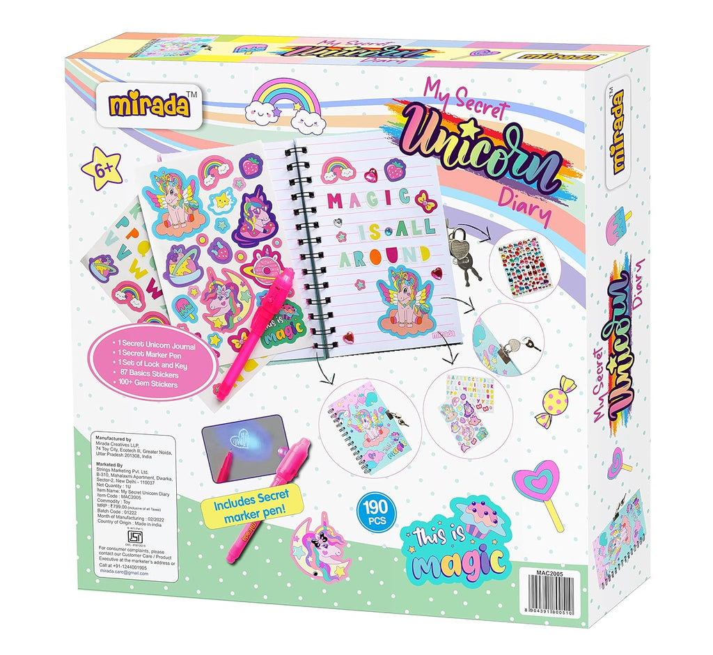 Mirada Art & Craft,BFF Scrapbook, Ideal Gift for Boys & Girls, 6+ (MAC2010)