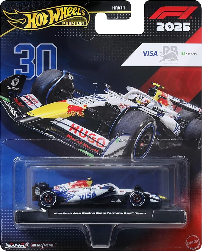 Hot Wheels Premium Race Team VCARB - Driver 1 (Racing Bulls) Die-Cast Formula 1® Collectible Toy Race Car