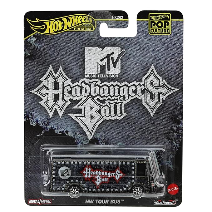 Hot Wheels Tour Bus, 1:64 Scale Die-Cast Replica from Popular Movie, TV Show or Video Game