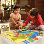 Imagimake Mapology Tales of Ramayana | 3-in-1 Fun Family Board Game | Magnetic Path Puzzle | Ramayana Storybook | Trump Cards| Gifts for Kids Age 8,9,10,11,12