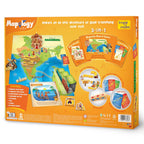 Imagimake Mapology Tales of Ramayana | 3-in-1 Fun Family Board Game | Magnetic Path Puzzle | Ramayana Storybook | Trump Cards| Gifts for Kids Age 8,9,10,11,12