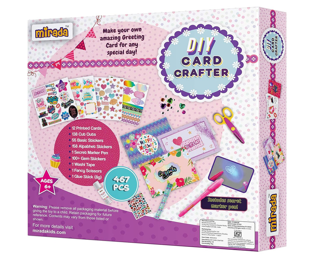 Mirada Art & Craft,BFF Scrapbook, Ideal Gift for Boys & Girls, 6+ (MAC2010)