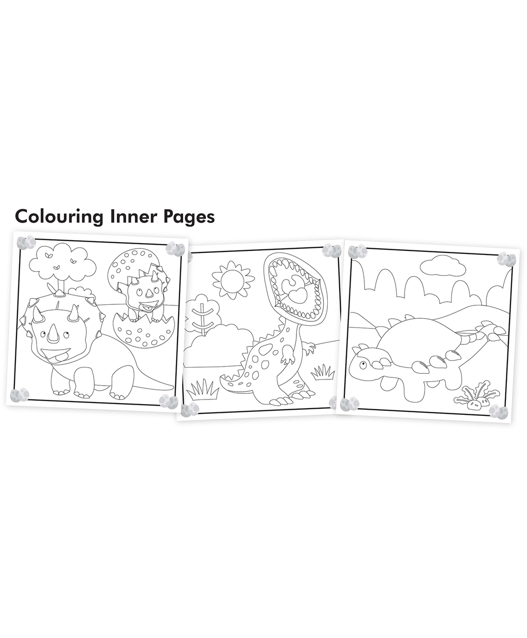 Hello Friend Books My Suitcase Activity Bag Dinosaurs:  – Complete Activity Case with Colouring Books, Activity Book and Sticker Book, Great for Gifts and Travel