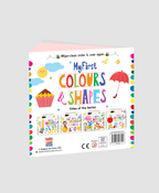 Hello Friend Books My First Wipe and Clean Board Book of Colours & Shapes: Includes Wipe and Clean Pen to Write, Learn, Clean and Write Again