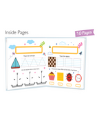 Hello Friend Books My First Wipe and Clean Board Book of Colours & Shapes: Includes Wipe and Clean Pen to Write, Learn, Clean and Write Again