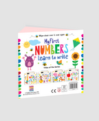 Hello Friend Books My First Wipe and Clean Board Book of Numbers: Includes Wipe and Clean Pen to Write, Learn, Clean and Write Again