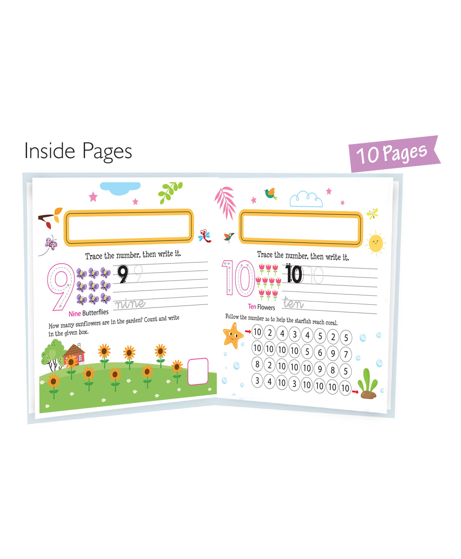 Hello Friend Books My First Wipe and Clean Board Book of Numbers: Includes Wipe and Clean Pen to Write, Learn, Clean and Write Again