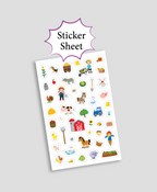 Hello Friend Books Puffy Stickers Activity Book: Farm- Amazing Actvity Book with Colourful Puffy Stickers for Kids to Enjoy