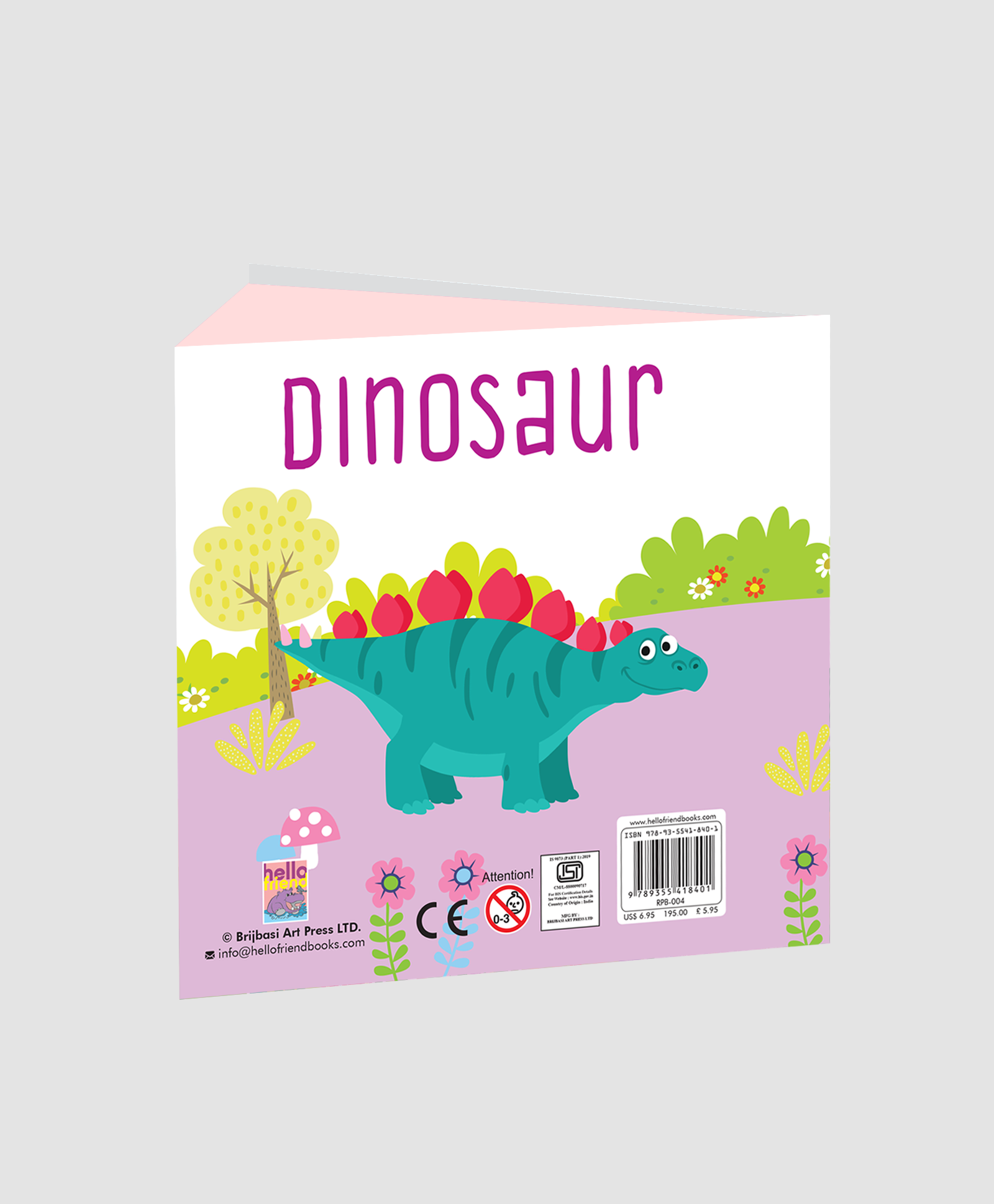 Hello Friend Books Dinosaur Puzzle Book: Board Book with Jigsaw Puzzles for Kids