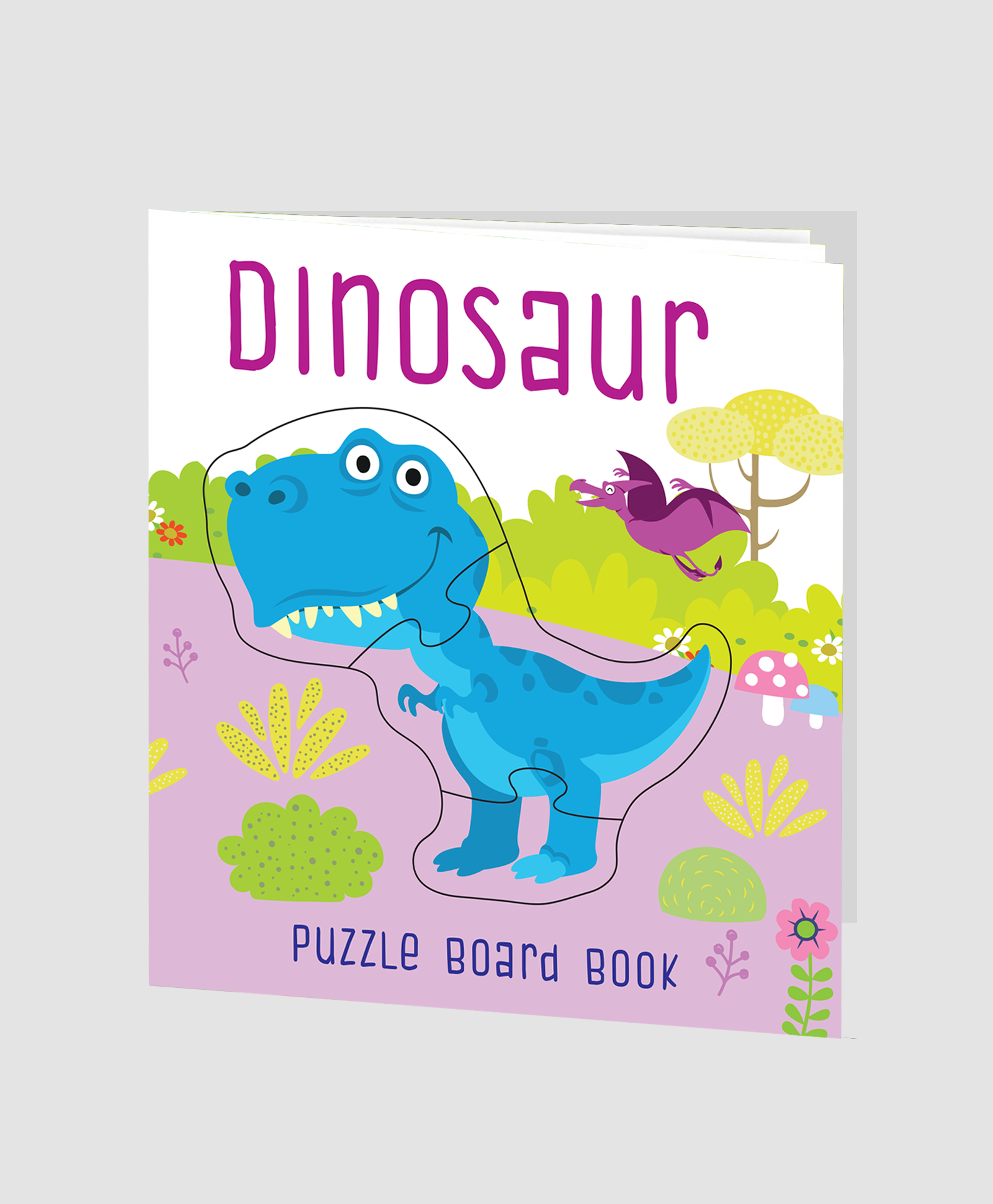 Hello Friend Books Dinosaur Puzzle Book: Board Book with Jigsaw Puzzles for Kids