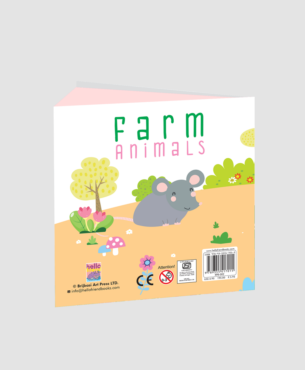 Hello Friend Books Farm Animals Puzzle Book: Board Book with Jigsaw Puzzles for Kids