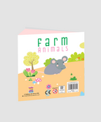 Hello Friend Books Farm Animals Puzzle Book: Board Book with Jigsaw Puzzles for Kids