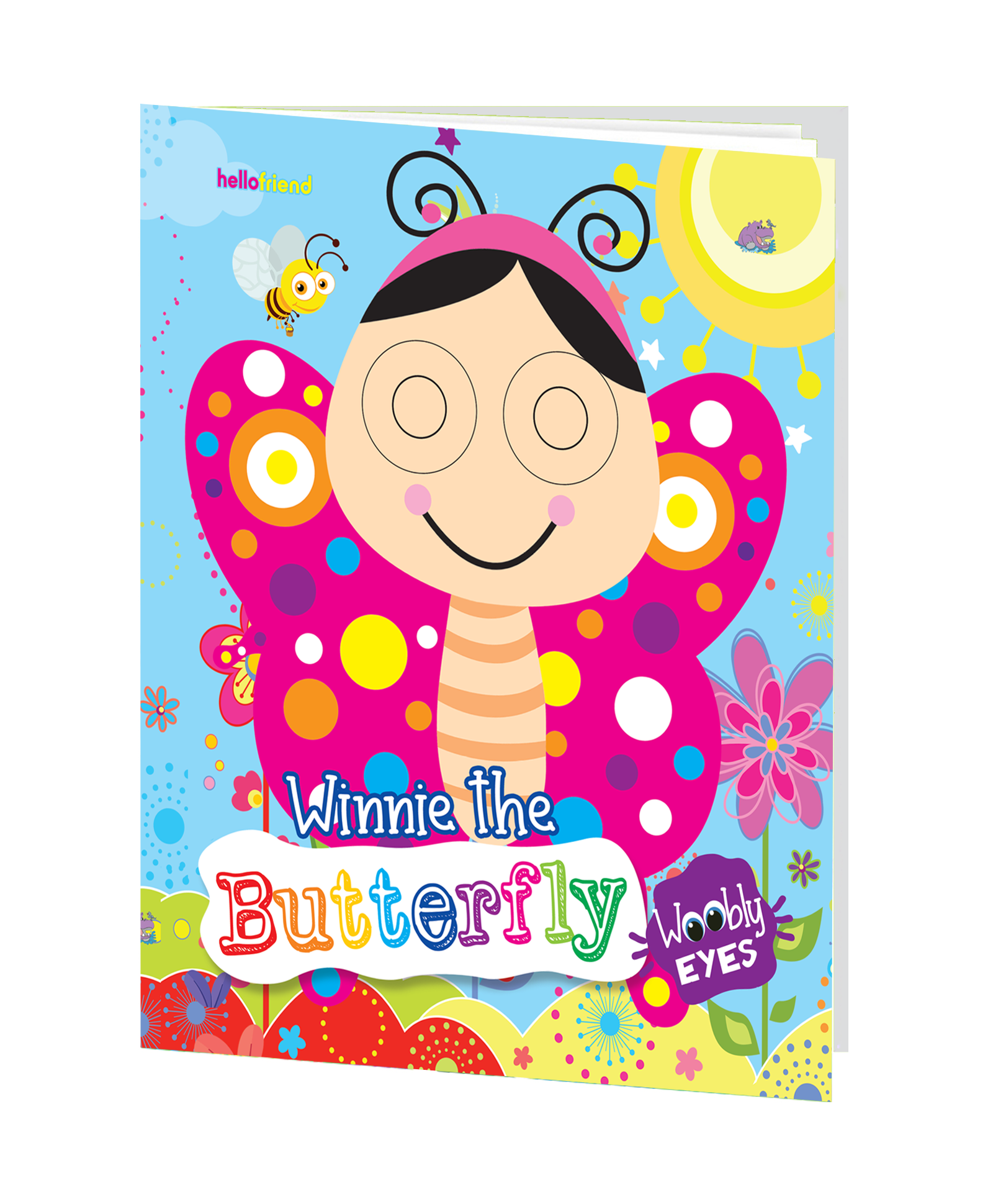 Hello Friend Books Wobbly Eyes Story Board Book: Winnie the Butterfly – Story Board Book with Googly Eyes for Fun and Interactive Learning for Kids