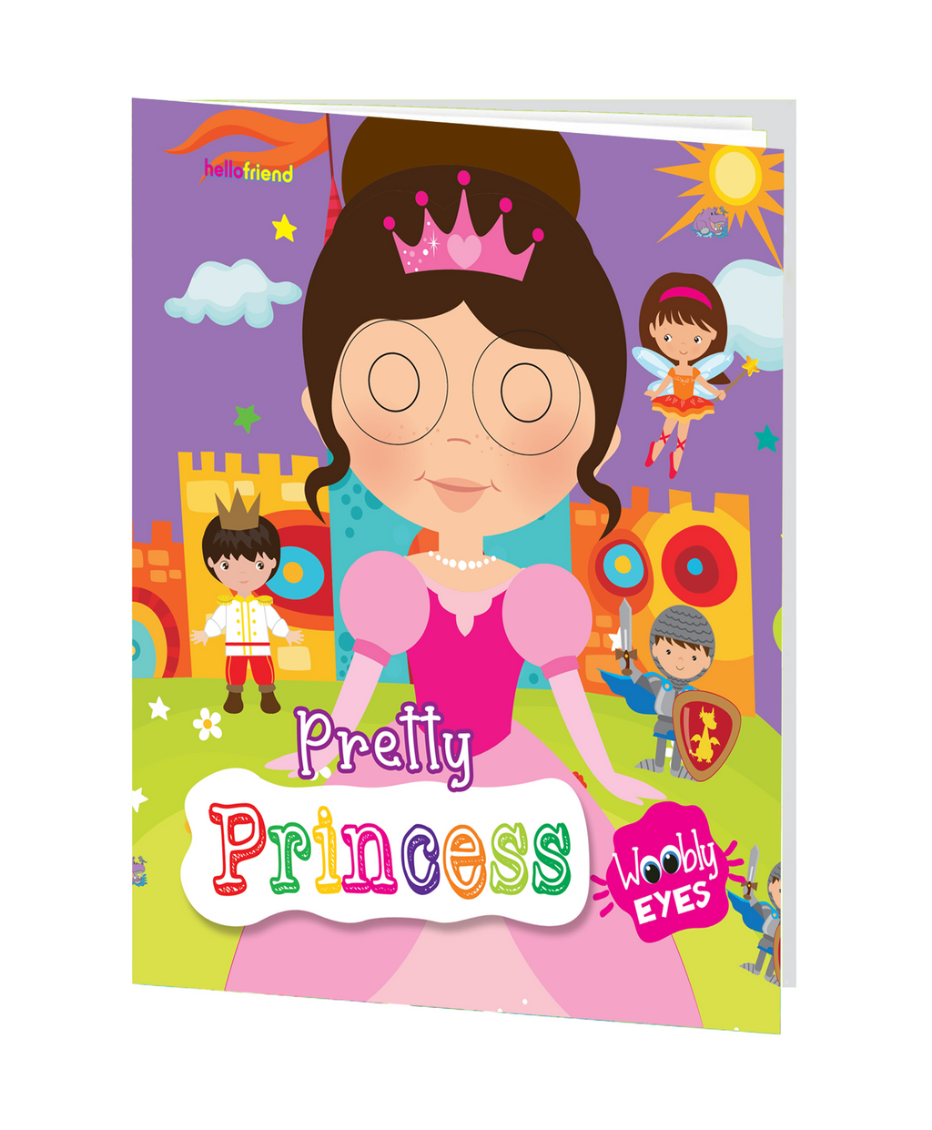 Hello Friend Books Wobbly Eyes Story Board Book: Pretty Princess – Story Board Book with Googly Eyes for Fun and Interactive Learning for Kids