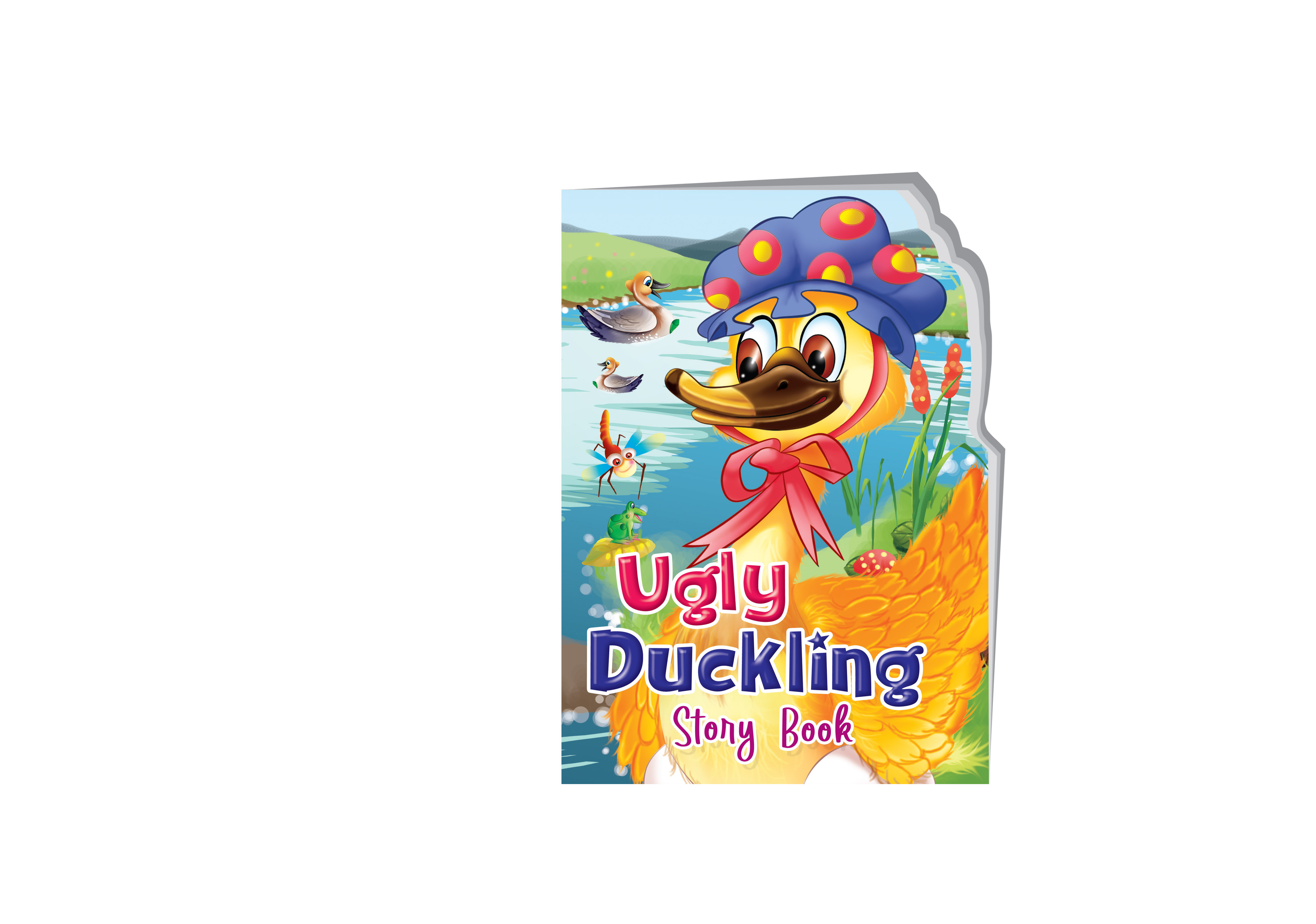 Hello Friend Books My Shaped Story Book: Ugly Ducking  – Shaped Story Board Book for Kids