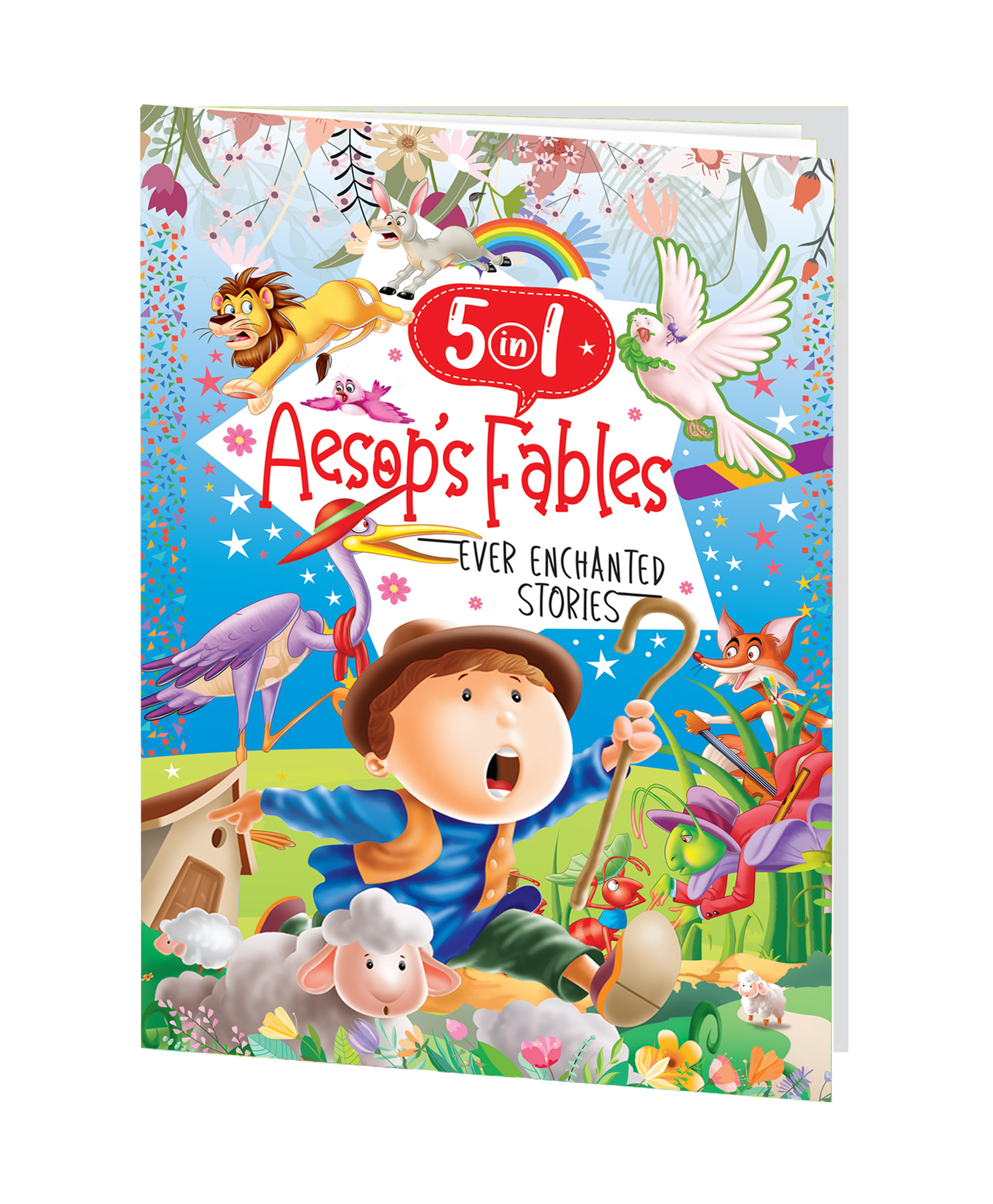 Hello Friend Books Ever Enchanted Stories: 5 In 1 Aesop’s Fables –  A Captivating Compilation of Timeless Fables (Book 1)