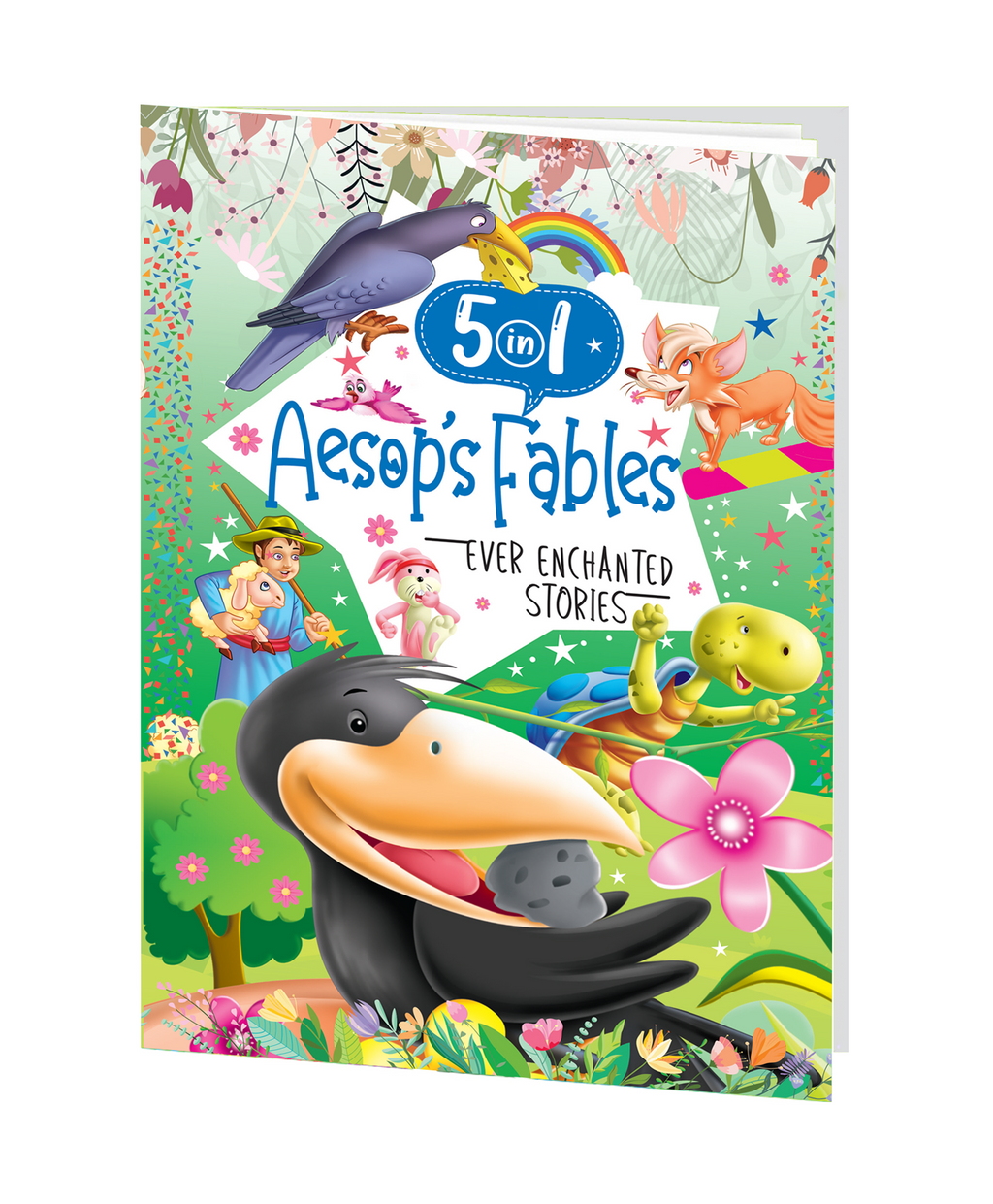 Hello Friend Books Ever Enchanted Stories: 5 In 1 Aesop’s Fables –  A Captivating Compilation of Timeless Fables (Book 2)