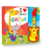 Hello Friend Books My First Guitar Sound Book for Kids: A Board Book with 5 Spreads and 7 Animals Sounds, +4 Years