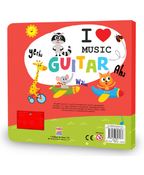 Hello Friend Books My First Guitar Sound Book for Kids: A Board Book with 5 Spreads and 7 Animals Sounds, +4 Years
