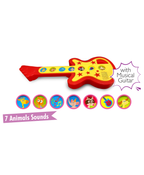 Hello Friend Books My First Guitar Sound Book for Kids: A Board Book with 5 Spreads and 7 Animals Sounds, +4 Years