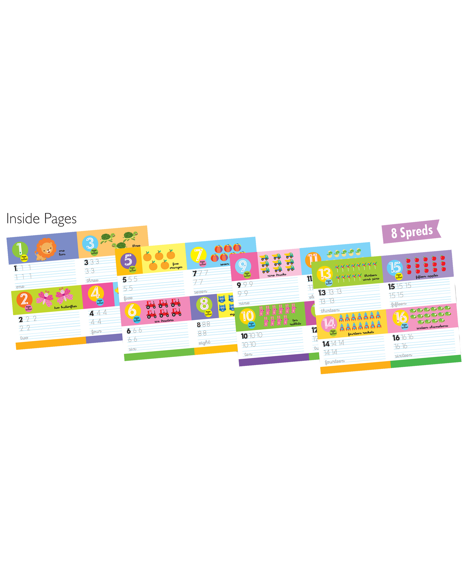 Hello Friend Books Write and Wipe Sound Book: My Noisy Numbers – Sound Book with 30 Musical Clicks and Wipe and Clean Pen