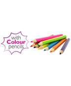 Hello Friend Books Fashion Forever Art Kit: Colour Your Own Fashion Figures, Dresses, Hairstyles and More –  Colouring Art Kit with 30 Coloured Pencils and Creative Artwork