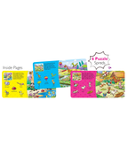 Hello Friend Books My Padded Puzzle Board Book: Amazing Animals- 9×6 Jigsaw Puzzle Pieces for Perception and Learning