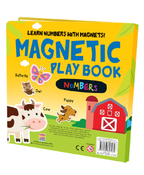 Hello Friend Books Magnetic Play Book: Learn Numbers- Magnetic Board Book with 15 Magnet Puzzle Pieces